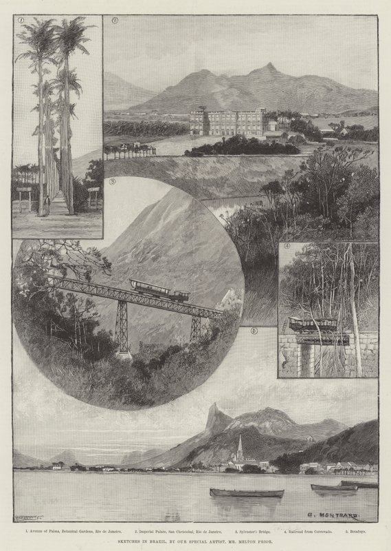 Sketches in Brazil by Charles Auguste Loye