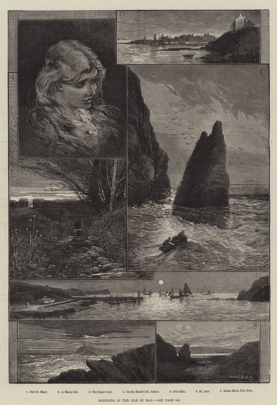 Sketches in the Isle of Man by Charles Auguste Loye
