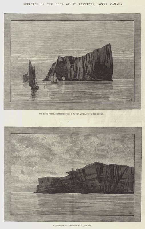 Sketches of the Gulf of St. Lawrence, Lower Canada by Charles Auguste Loye