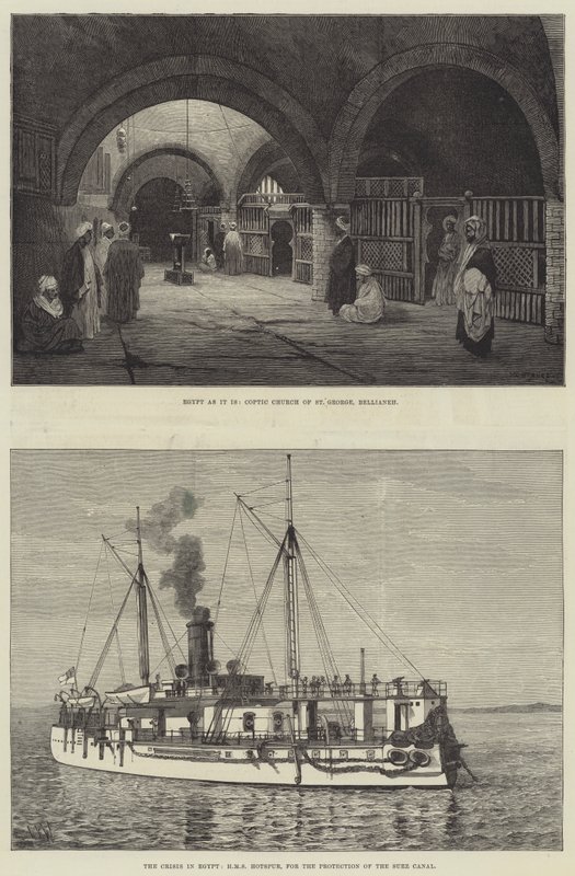 The Crisis in Egypt by Charles Auguste Loye