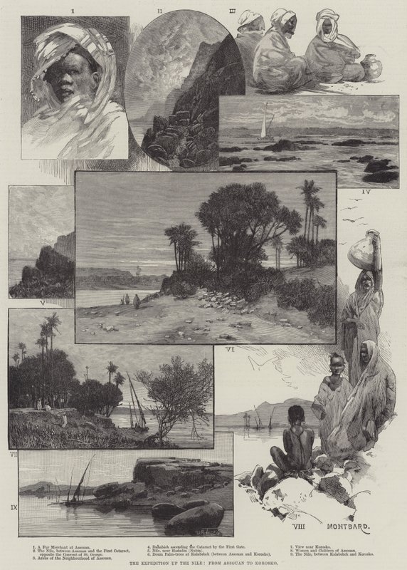 The Expedition up the Nile, from Assouan to Korosko by Charles Auguste Loye