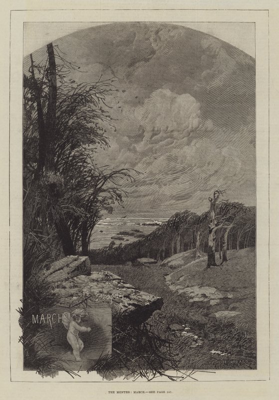 The Months, March by Charles Auguste Loye