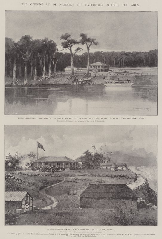 The Opening up of Nigeria, the Expedition against the Aros by Charles Auguste Loye