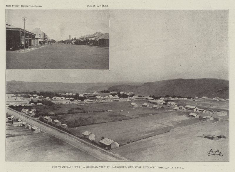 The Transvaal War, a General View of Ladysmith, Our Most Advanced Position in Natal by Charles Auguste Loye
