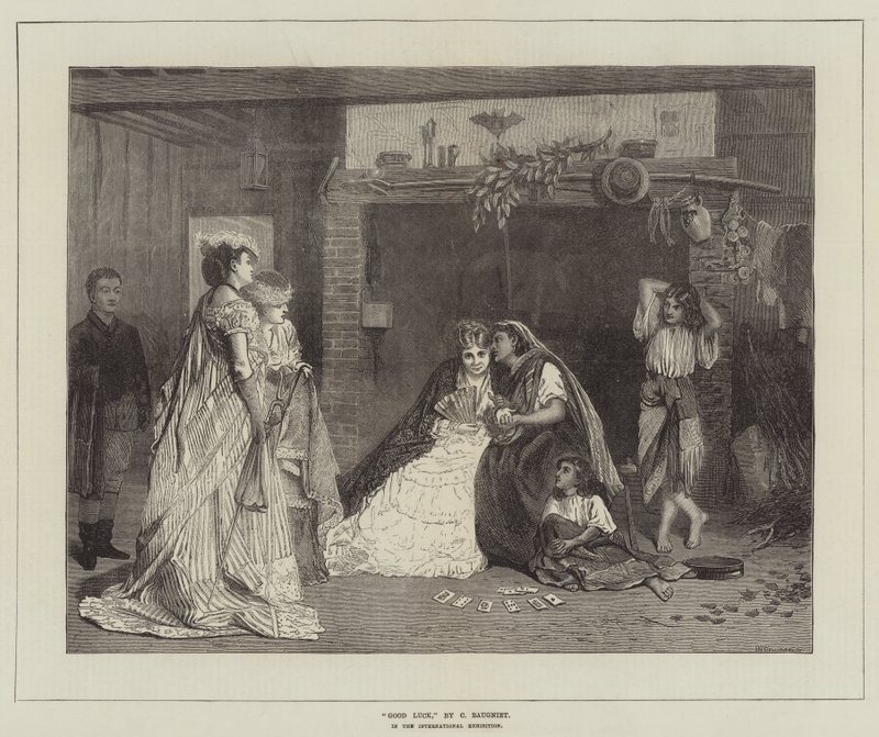Good Luck, in the International Exhibition by Charles Baugniet