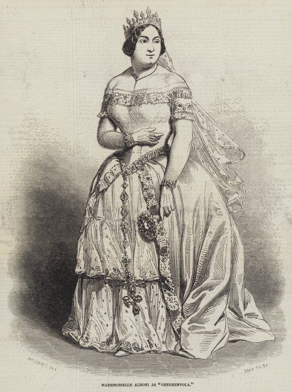Mademoiselle Alboni as Cenerentola by Charles Baugniet