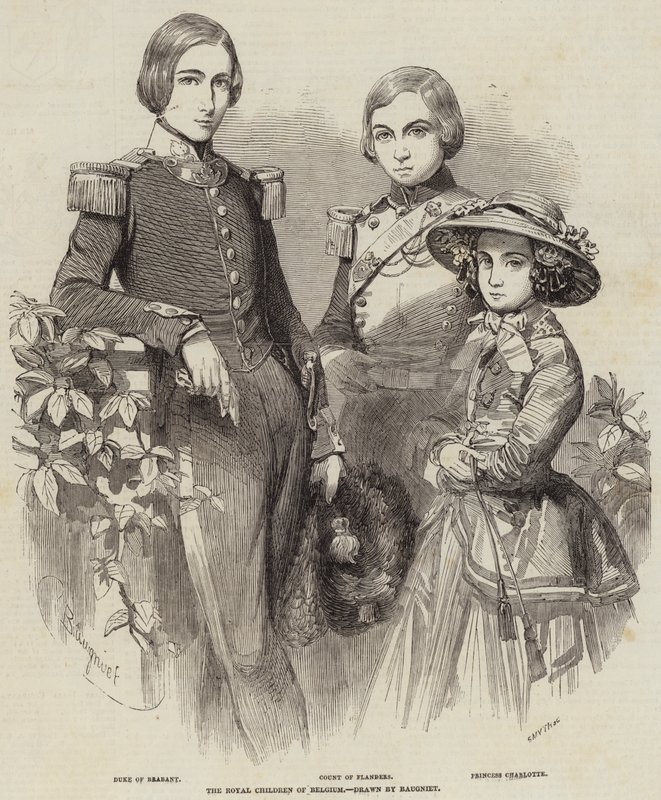 The Royal Children of Belgium by Charles Baugniet