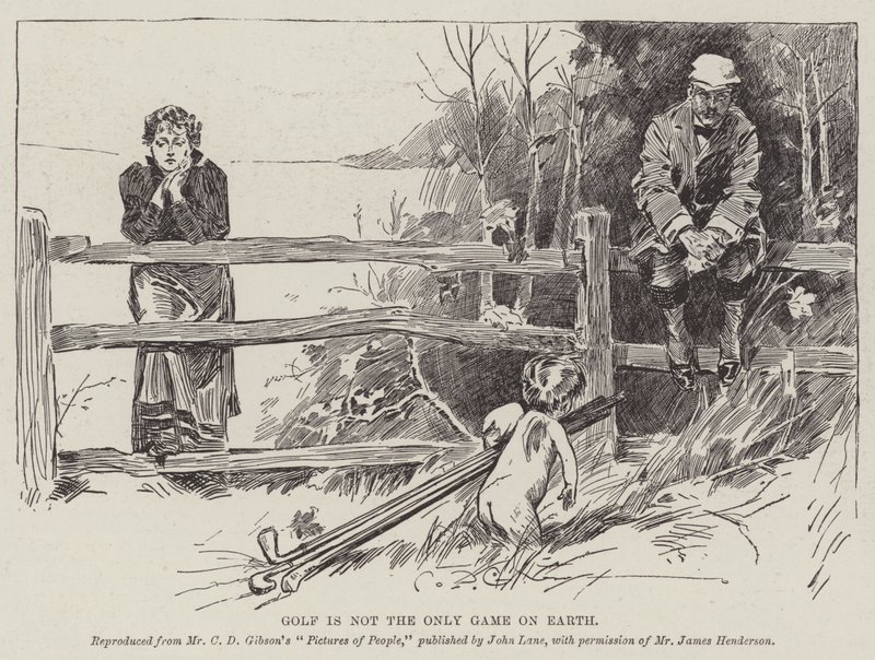 Golf is not the Only Game on Earth by Charles Dana Gibson