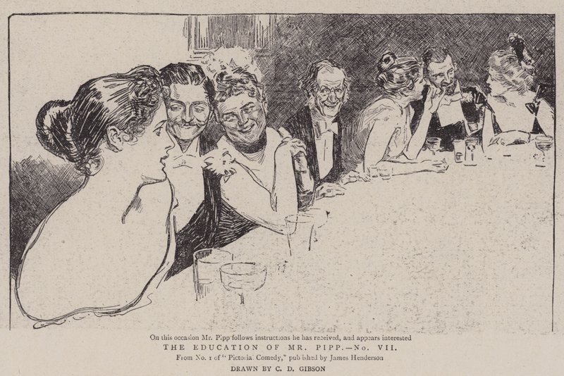 The Education of Mr Pipp, No VII by Charles Dana Gibson