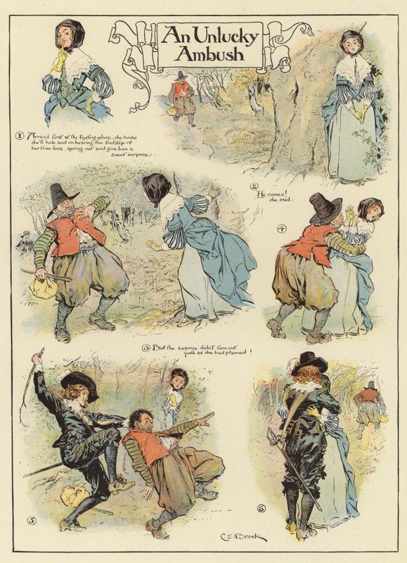 An Unlucky Ambush by Charles Edmund Brock