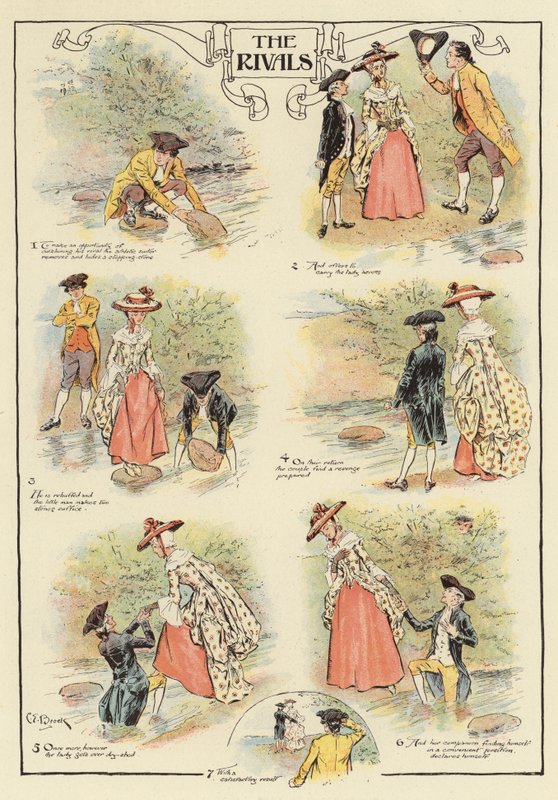 The Rivals by Charles Edmund Brock