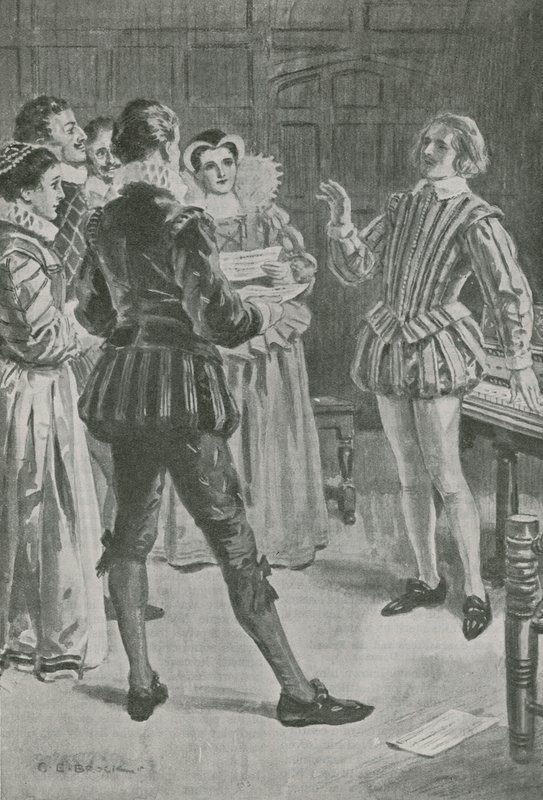 William Byrd Listens to His Madrigal by Charles Edmund Brock
