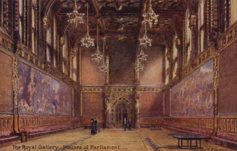 The Royal Gallery by Charles Edwin Flower
