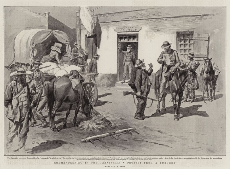 Commandeering in the Transvaal, a Protest from a Burgher by Charles Edwin Fripp