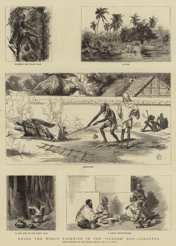 Round the World Yachting in the Ceylon, XIII, Calcutta by Charles Edwin Fripp