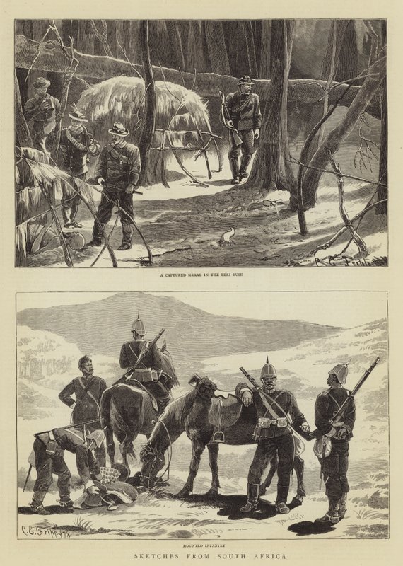 Sketches from South Africa by Charles Edwin Fripp