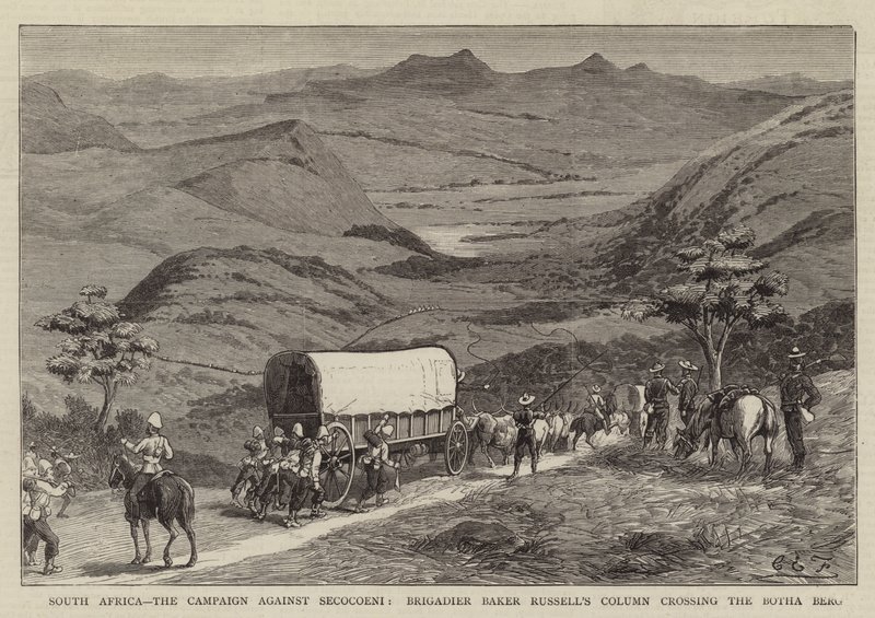 South Africa, the Campaign against Secocoeni, Brigadier Baker Russell