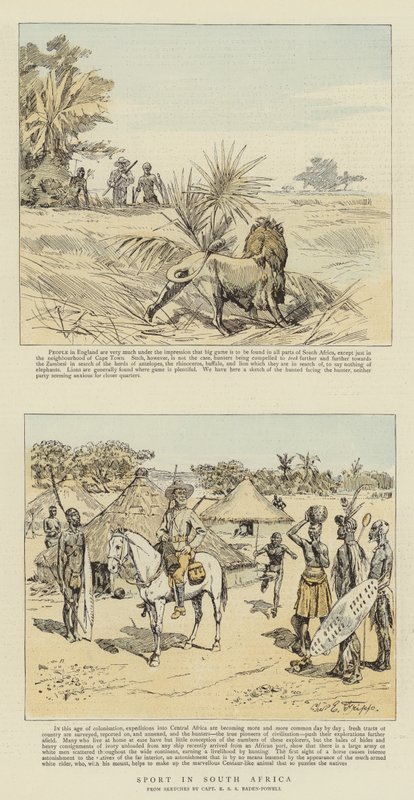 Sport in South Africa by Charles Edwin Fripp