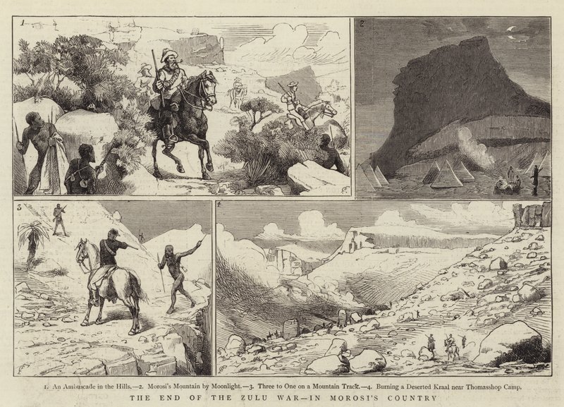 The End of the Zulu War, in Morosi