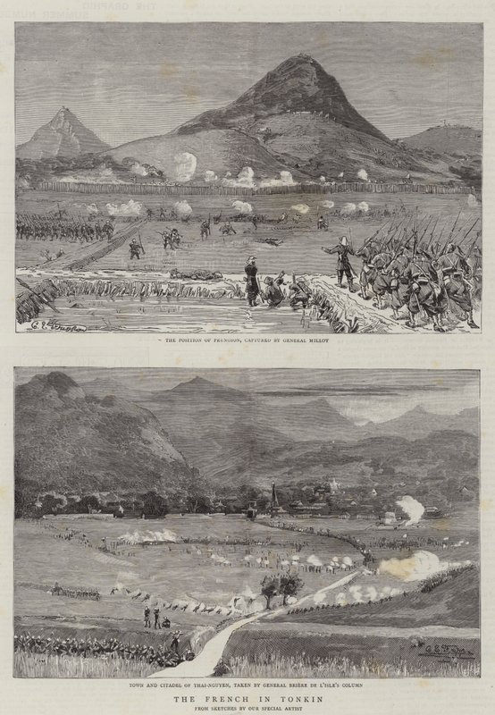 The French in Tonkin by Charles Edwin Fripp