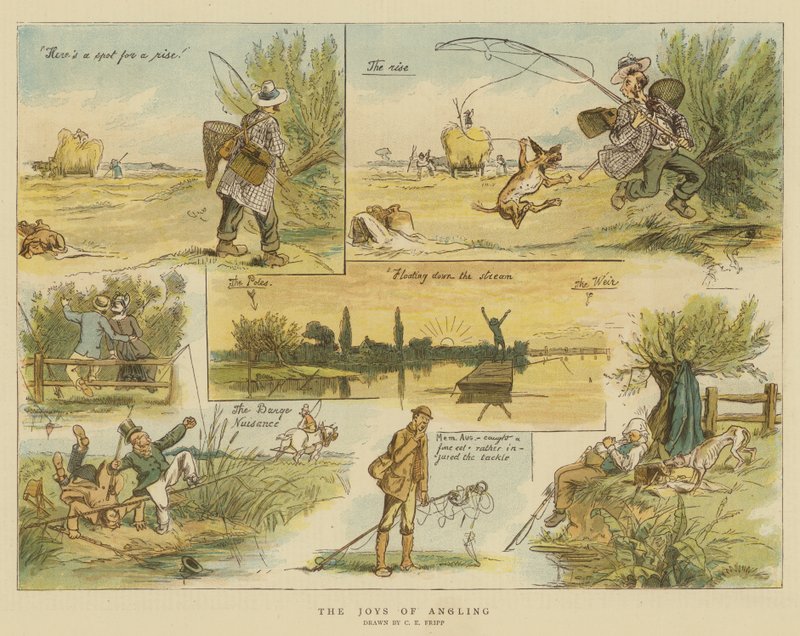 The Joys of Angling by Charles Edwin Fripp