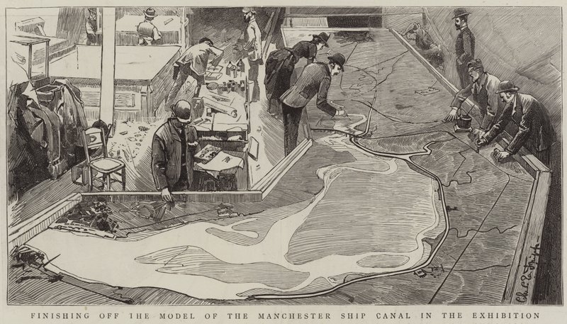 The Royal Jubilee Exhibition at Manchester by Charles Edwin Fripp