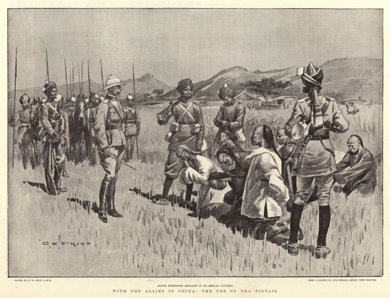 With the Allies in China, the Use of the Pigtail by Charles Edwin Fripp