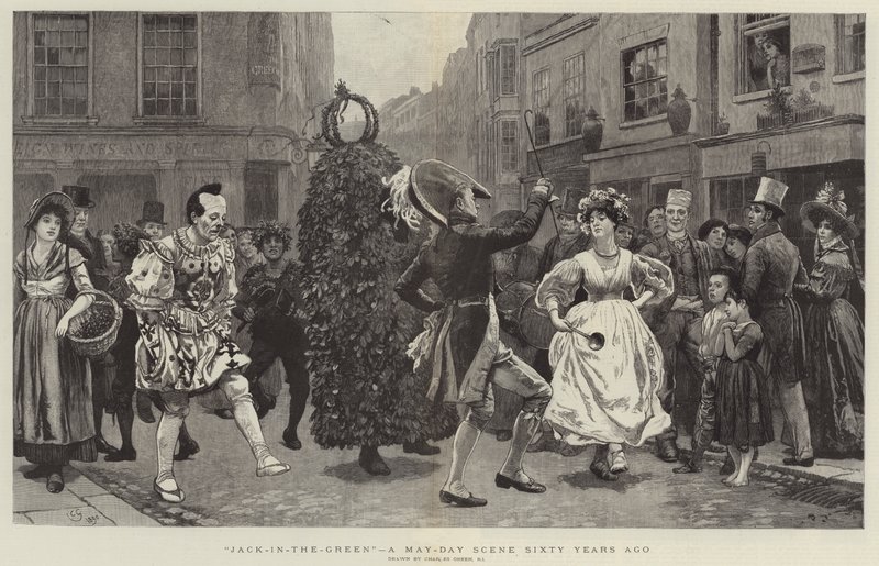 Jack-in-the-Green, a May-Day Scene Sixty Years Ago by Charles Green