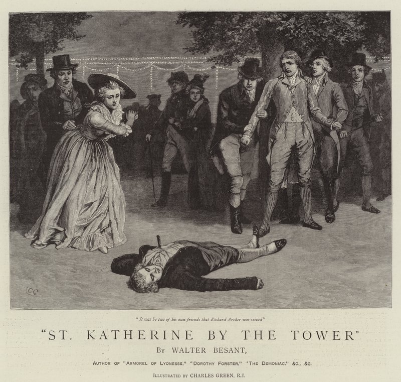 St Katherine by the Tower by Charles Green
