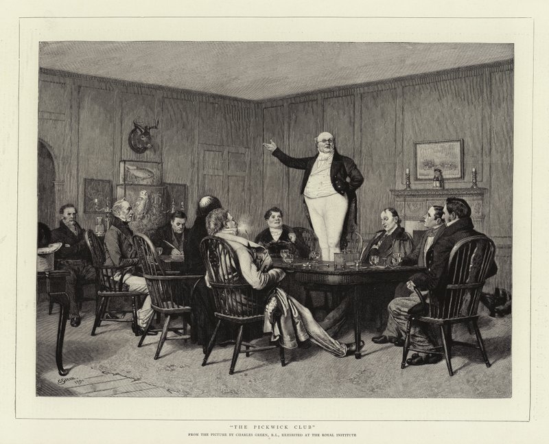 The Pickwick Club by Charles Green
