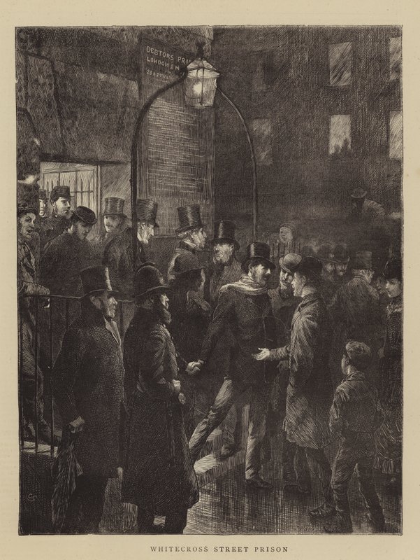 Whitecross Street Prison by Charles Green