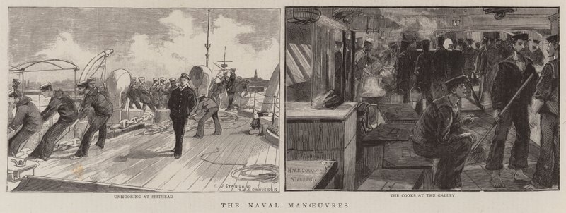 The Naval Manoeuvres by Charles J. Staniland