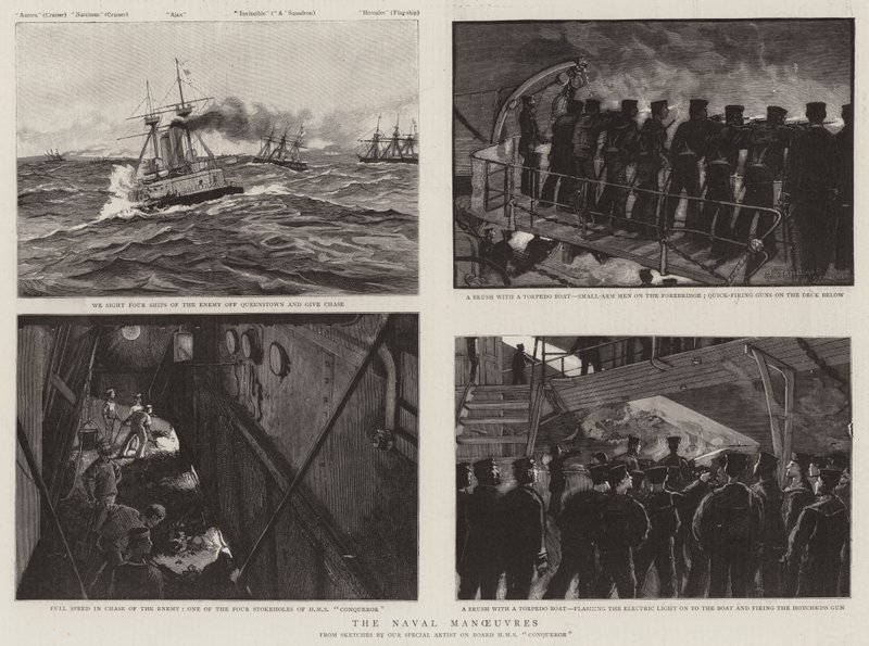 The Naval Manoeuvres by Charles J. Staniland