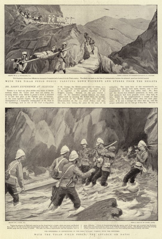 With the Tirah Field Force, the advance on Datoi by Charles J. Staniland