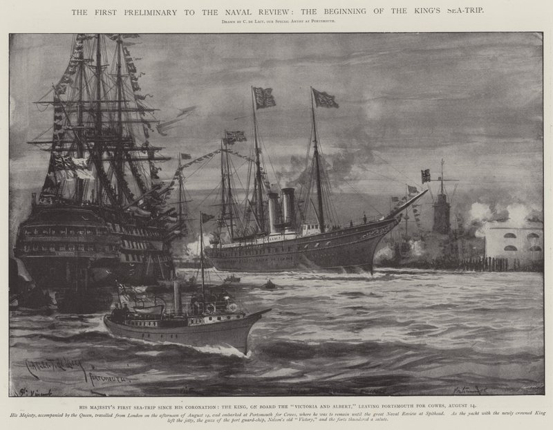 The First Preliminary to the Naval Review, the Beginning of the King