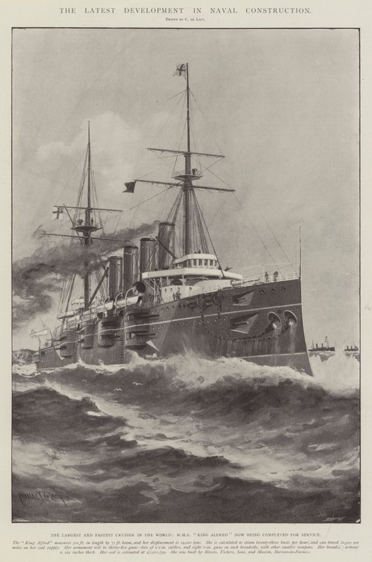 The Latest Development in Naval Construction by Charles John de Lacy