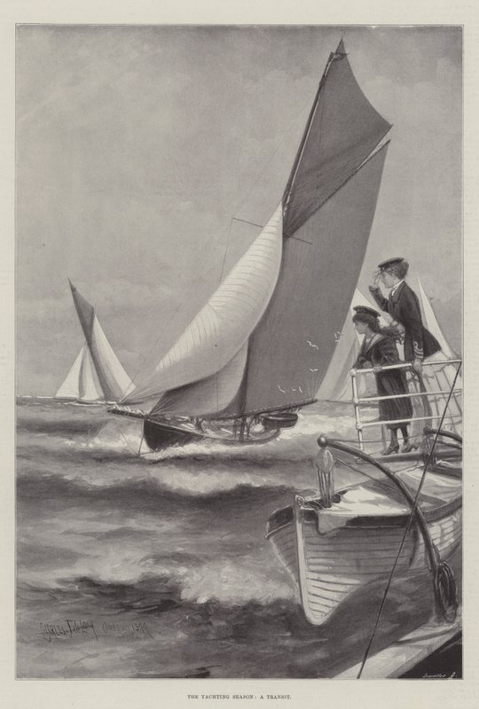 The Yachting Season, a Transit by Charles John de Lacy