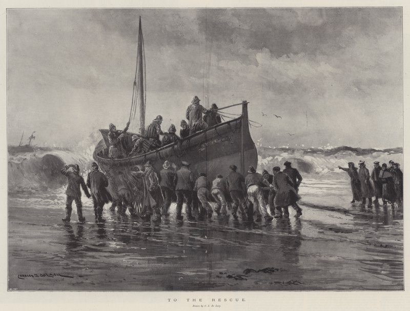 To the Rescue by Charles John de Lacy