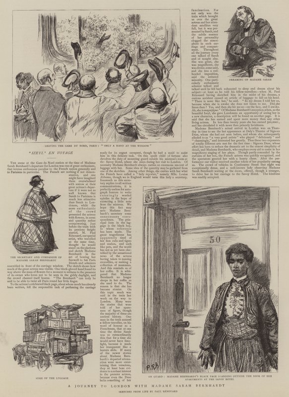 A Journey to London with Madame Sarah Bernhardt by Charles Paul Renouard