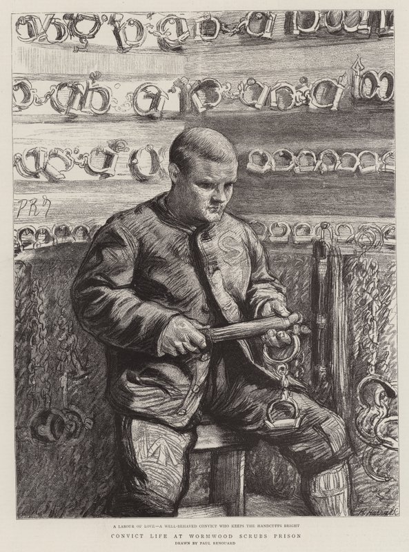 Convict Life at Wormwood Scrubs Prison by Charles Paul Renouard