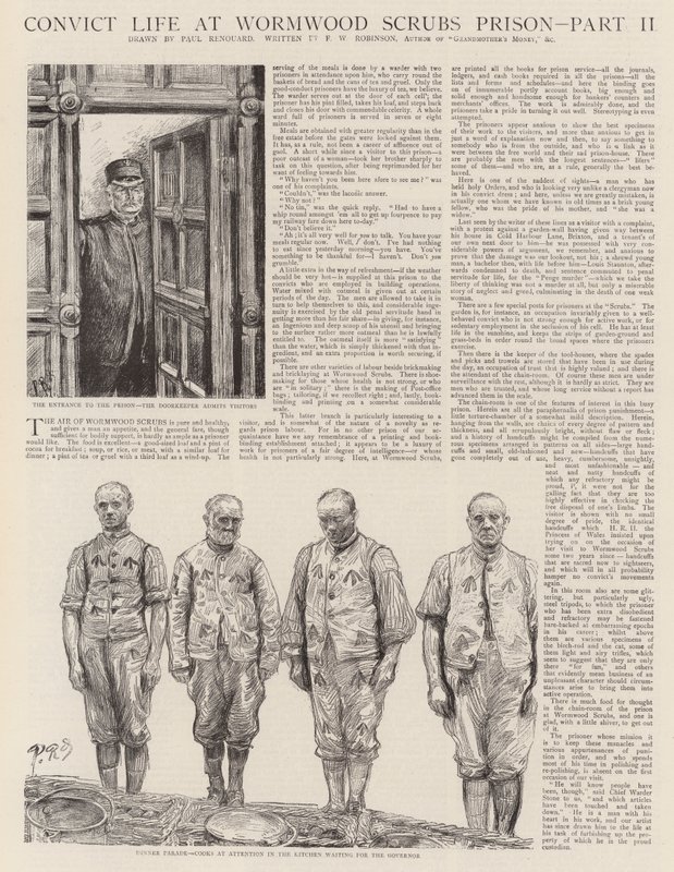 Convict Life at Wormwood Scrubs Prison by Charles Paul Renouard