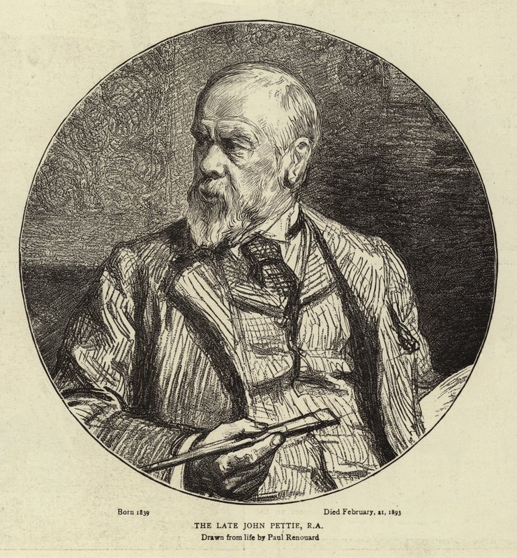 The Late John Pettie, RA by Charles Paul Renouard