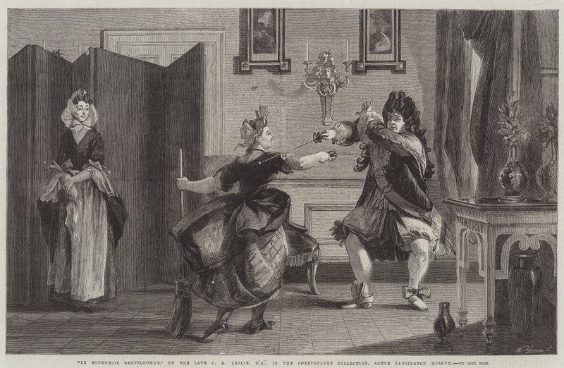 Le Bourgeois Gentilhomme by Charles Robert Leslie