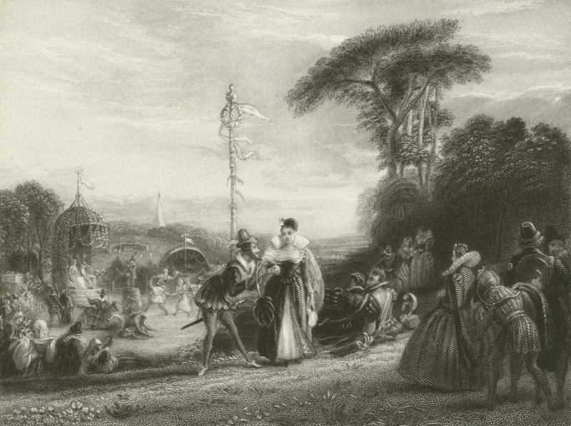 May-Day, in the Reign of Queen Elizabeth by Charles Robert Leslie