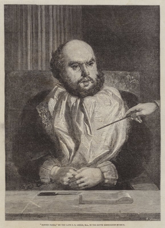 Sancho Panza by Charles Robert Leslie