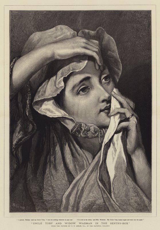 Uncle Toby and Widow Wadman in the Sentry-Box by Charles Robert Leslie