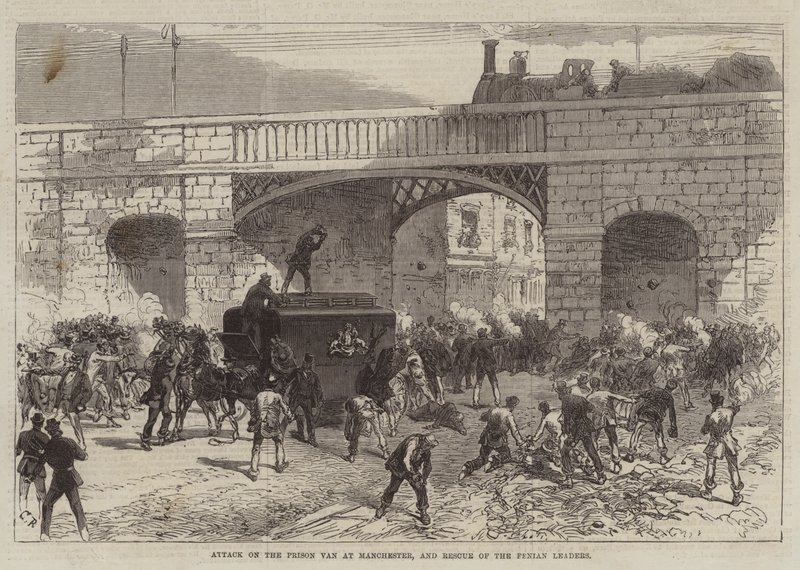Attack on the Prison Van at Manchester, and Rescue of the Fenian Leaders by Sir John Charles Robinson