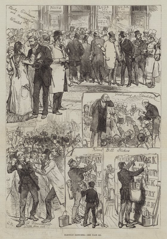 Election Sketches by Sir John Charles Robinson