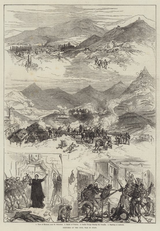 Sketches of the Civil War in Spain by Sir John Charles Robinson