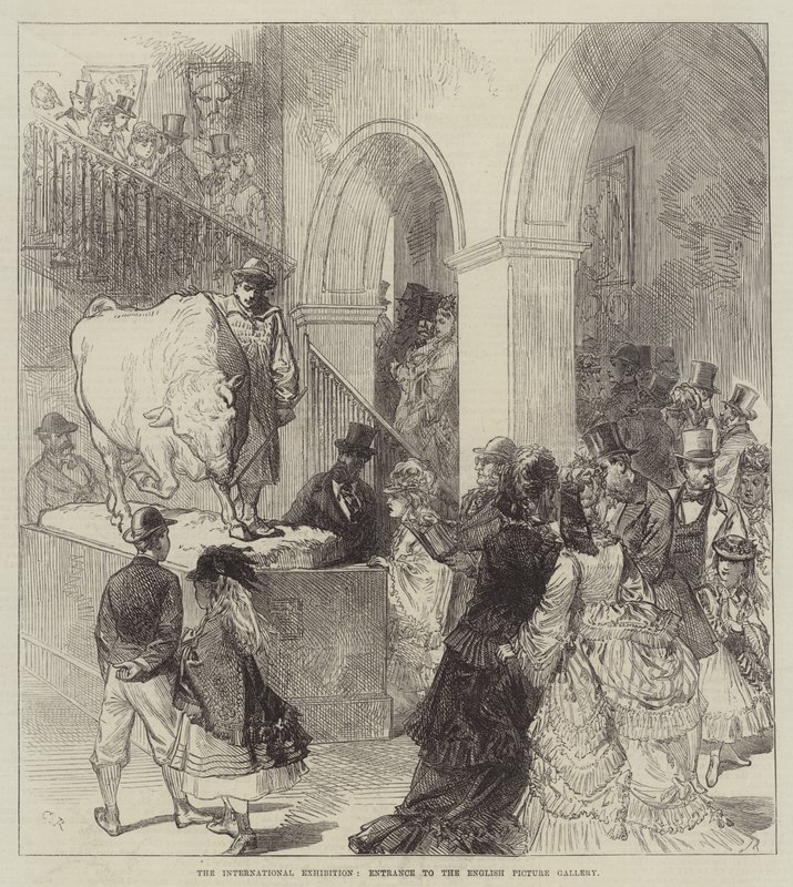 The International Exhibition, Entrance to the English Picture Gallery by Sir John Charles Robinson
